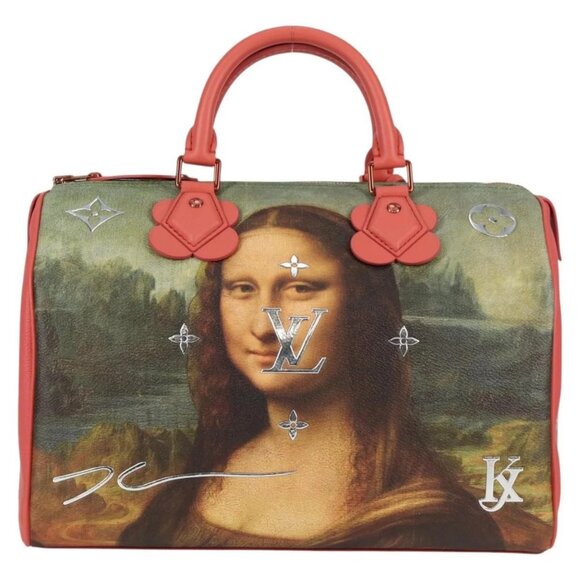 LOUIS VUITTON Masters Collection DA VINCI Speedy 30 Bag M43372 Auth ar13671SM - Picture 3 of 15